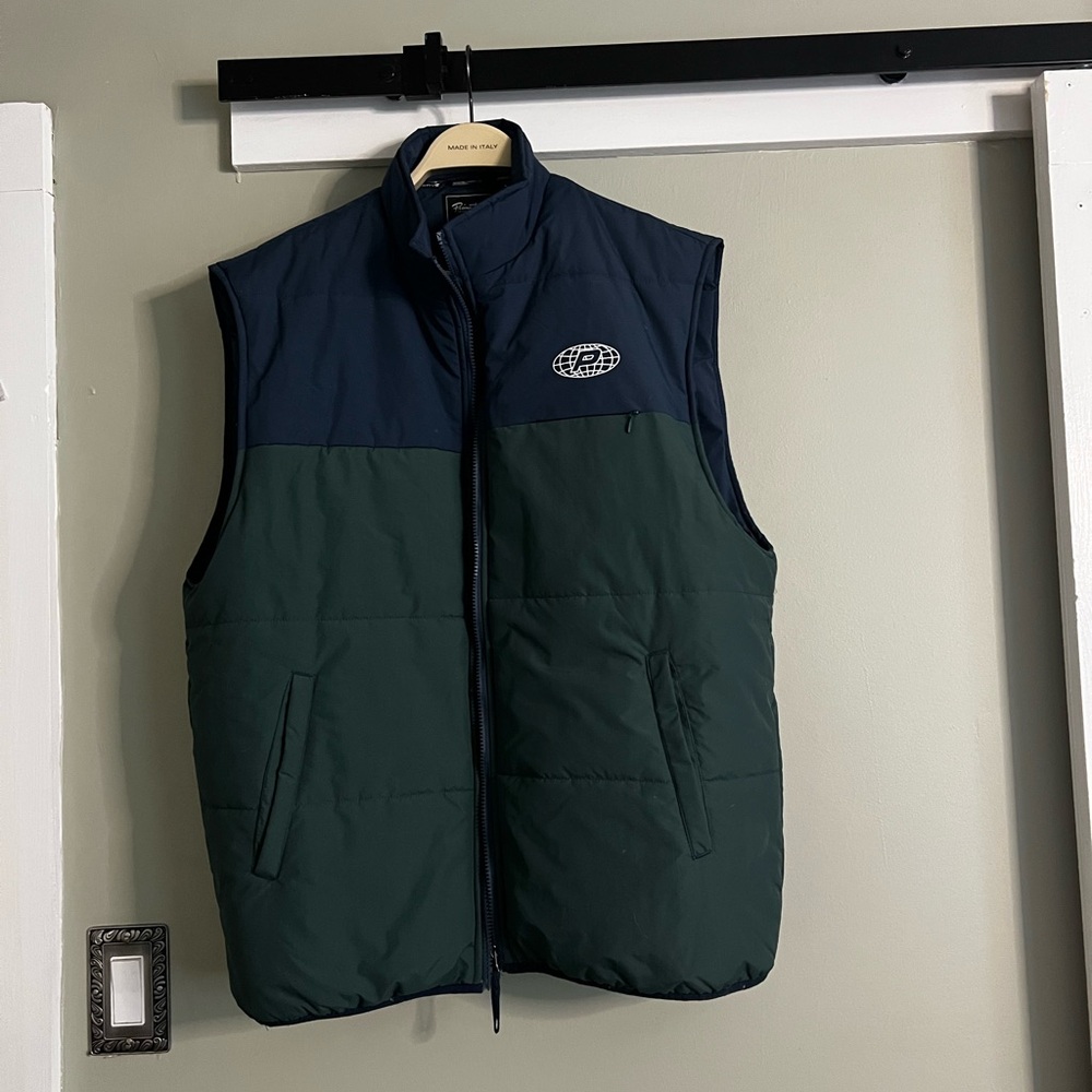 Primitive Navy and Forest Green Vest